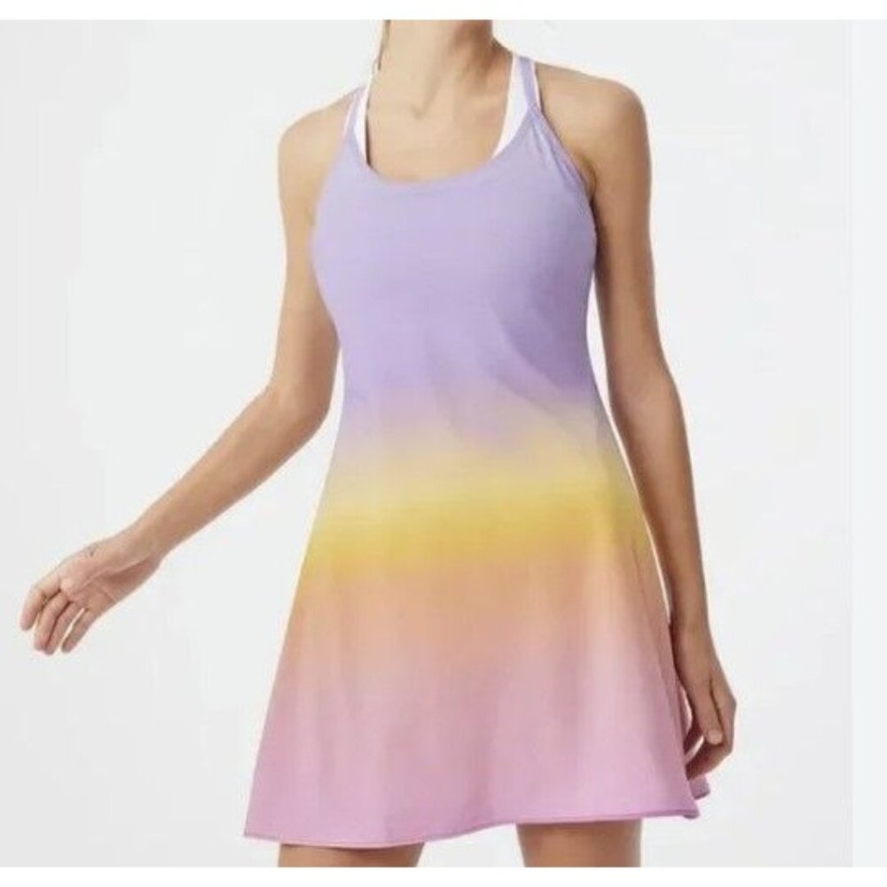 Outdoor Voices The Exercise Dress Tennis Golf In Purple Ombre Size Small